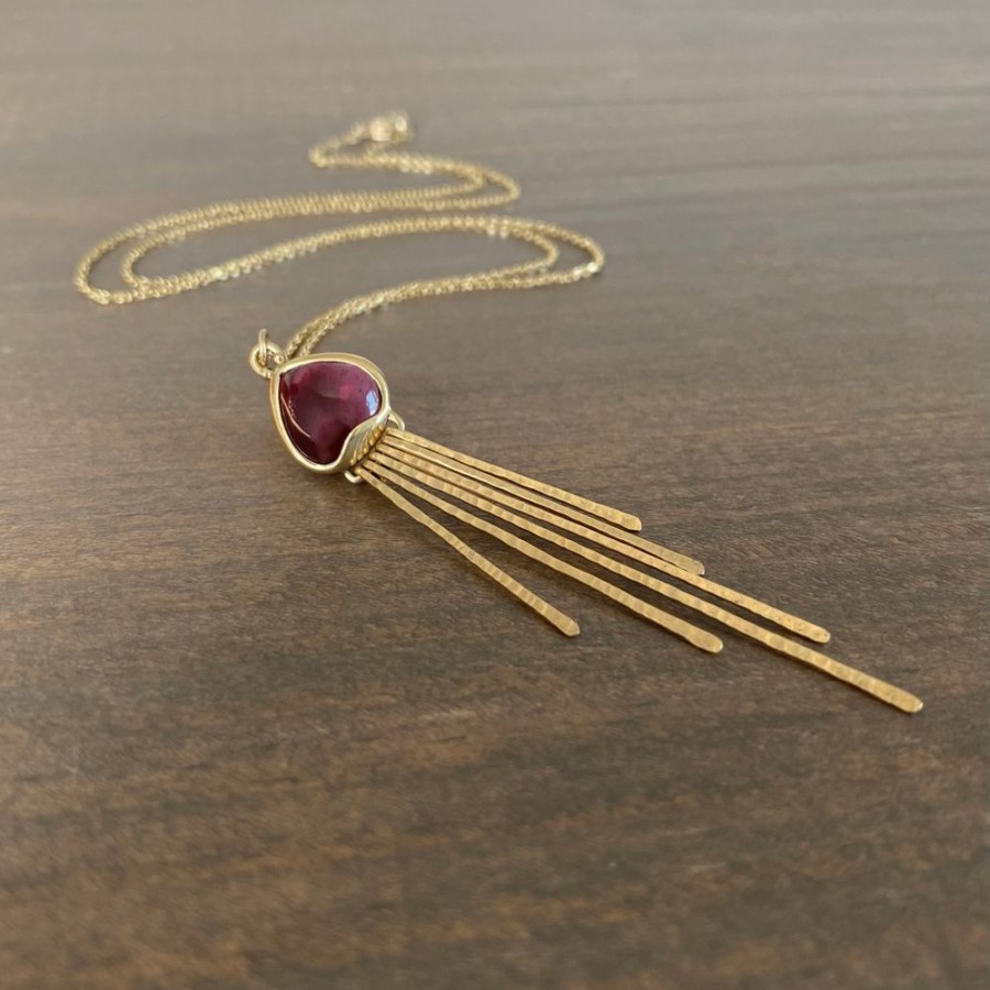 Jewelry Rachel Atherley | Garnet Jellyfish Pendant