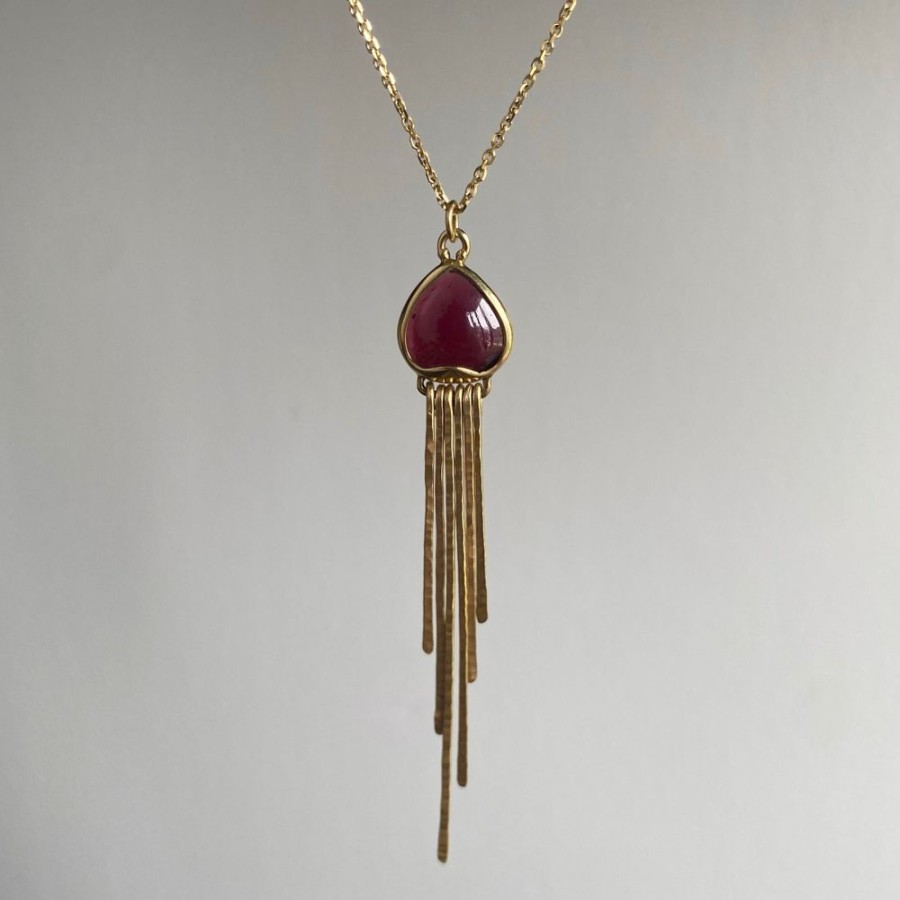 Jewelry Rachel Atherley | Garnet Jellyfish Pendant