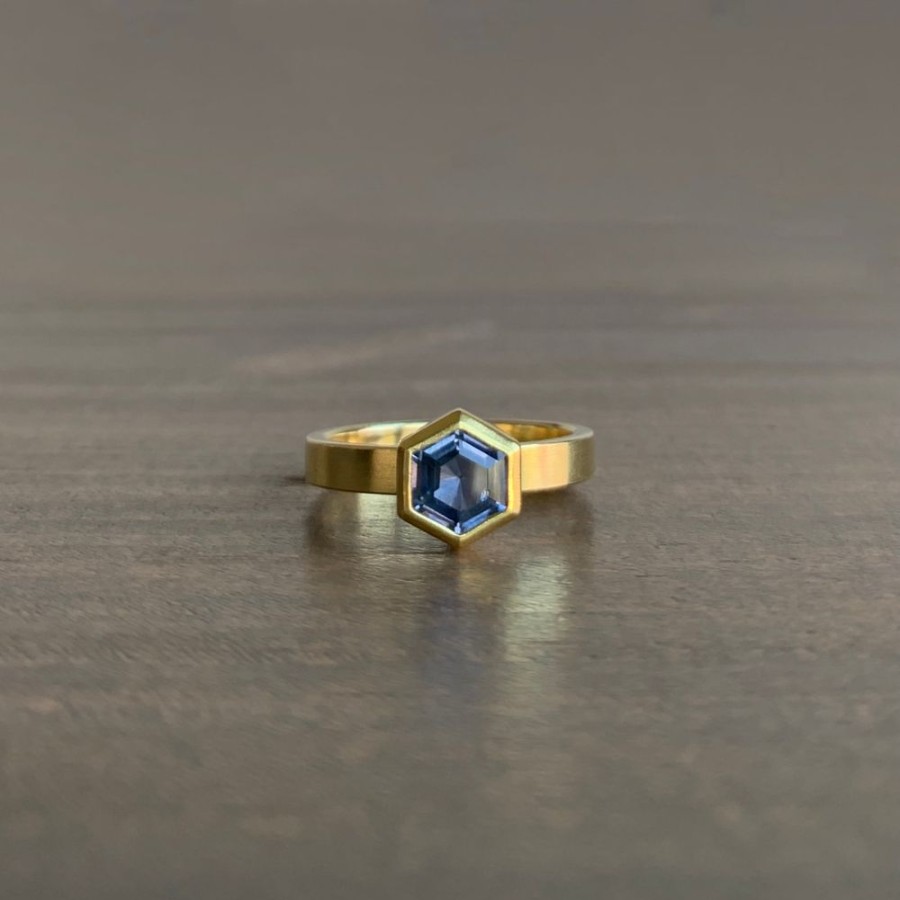 Jewelry Sam Woehrmann | Sapphire Hexagon Ring