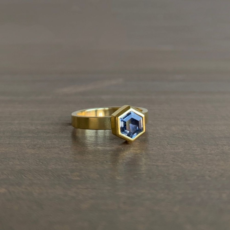 Jewelry Sam Woehrmann | Sapphire Hexagon Ring