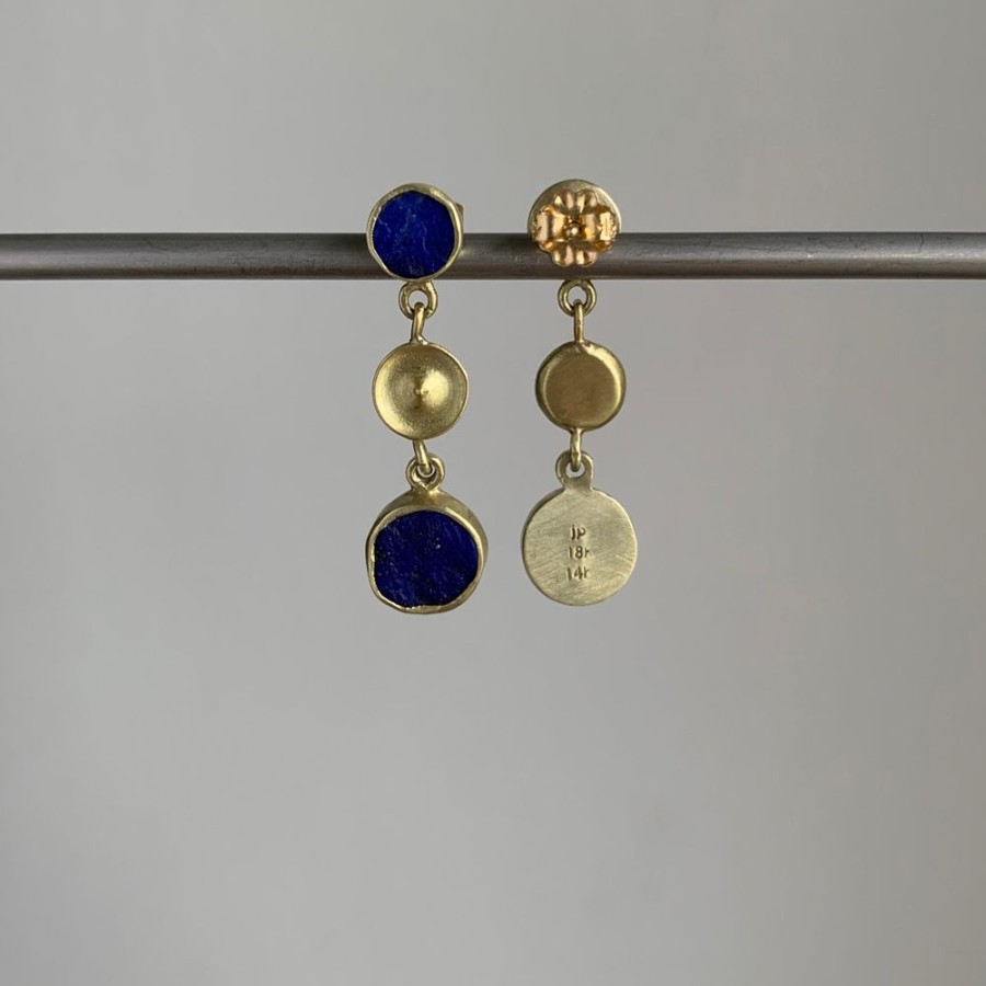 Jewelry Judi Powers | Temple Earrings With Lapis Lazuli