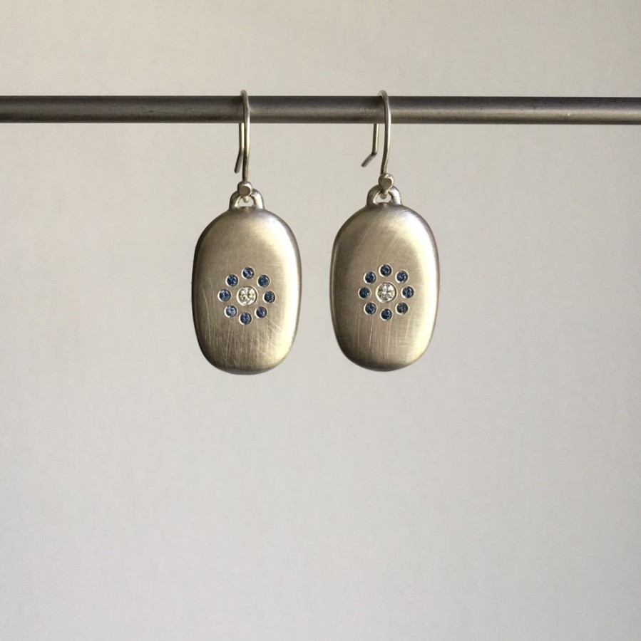 Jewelry Judi Powers | Silver Pebble Drop Earrings