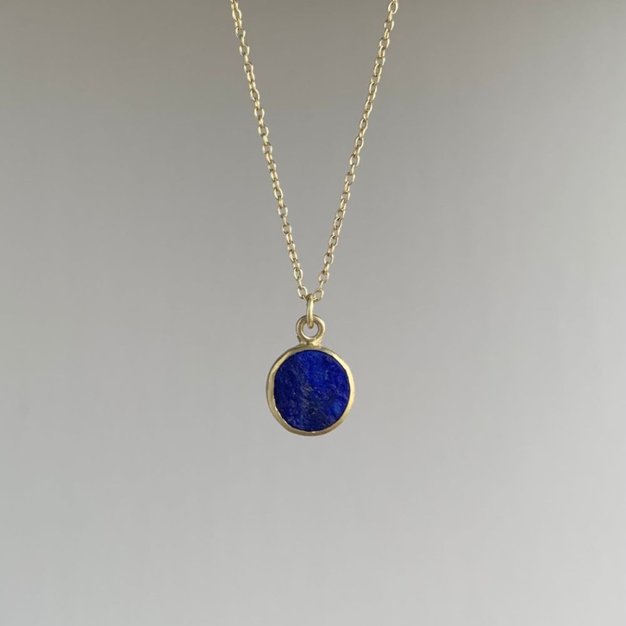 Jewelry Judi Powers | Natural Lapis Lazuli Round Pendant