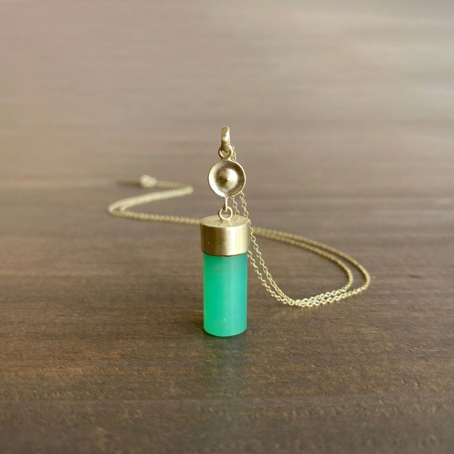 Jewelry Judi Powers | Chrysoprase Temple Necklace