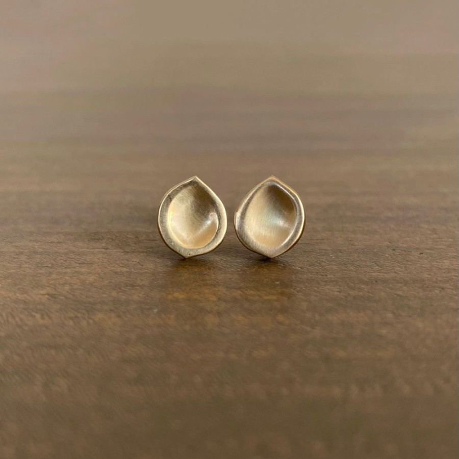 Jewelry Rachel Atherley | Gold Seed Stud Earrings