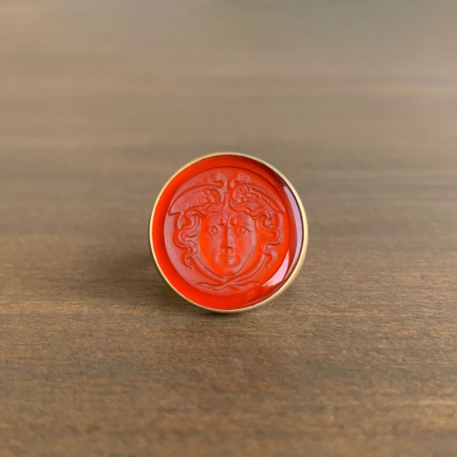 Jewelry Hannah Blount | Carnelian Medusa Branch Waiting Ring