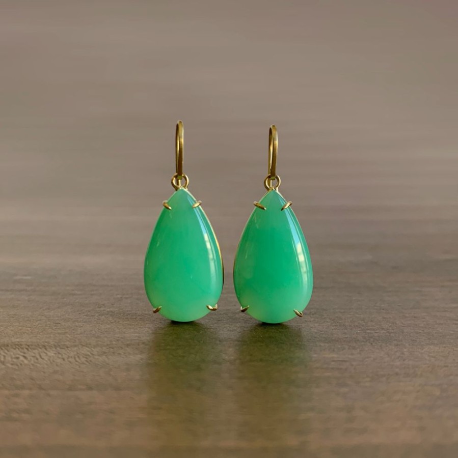 Jewelry Mimi Favre | Chrysoprase Drop Earrings