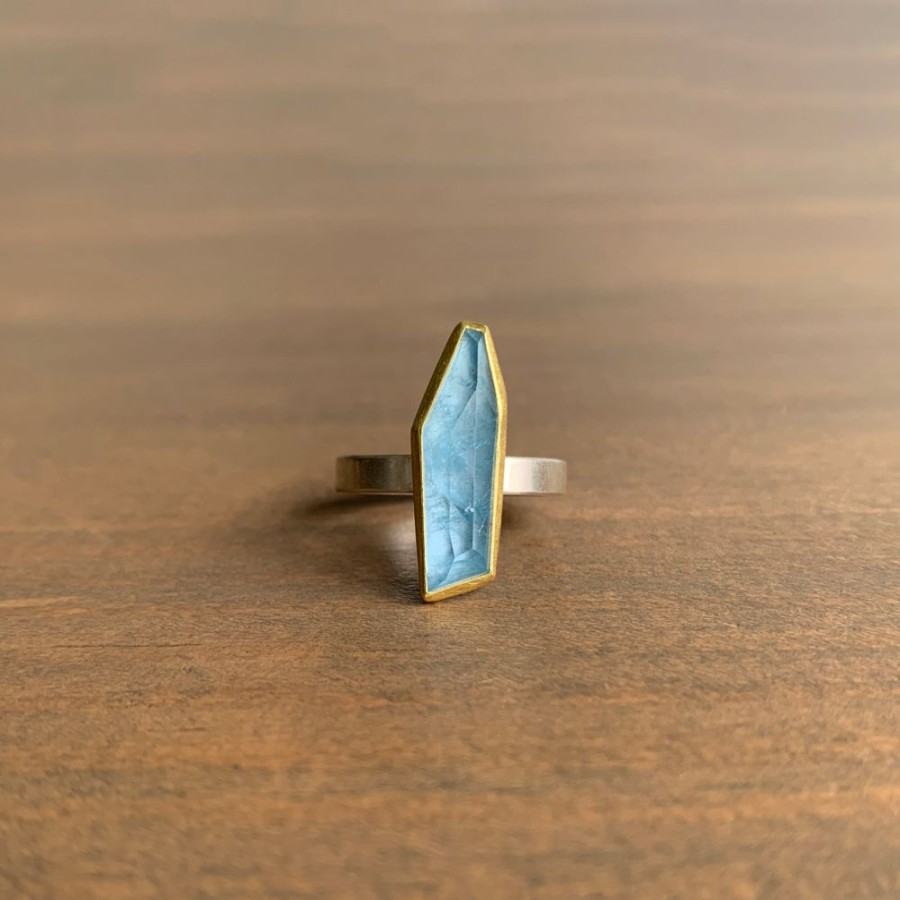 Jewelry Sam Woehrmann | Aquamarine Geometric Ring