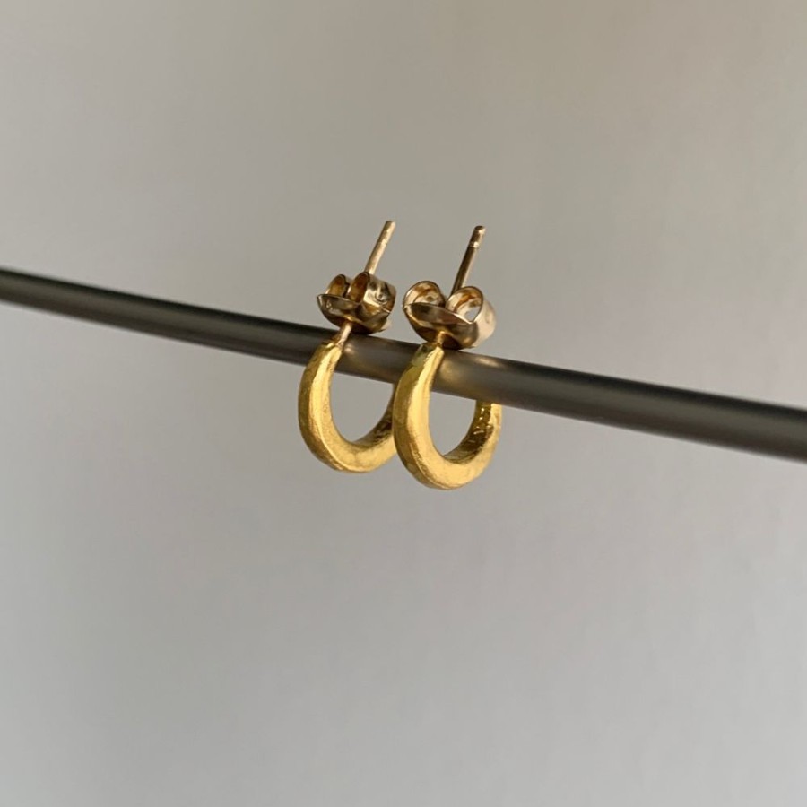 Jewelry Rosanne Pugliese | Mini Crescent Hoop Earrings