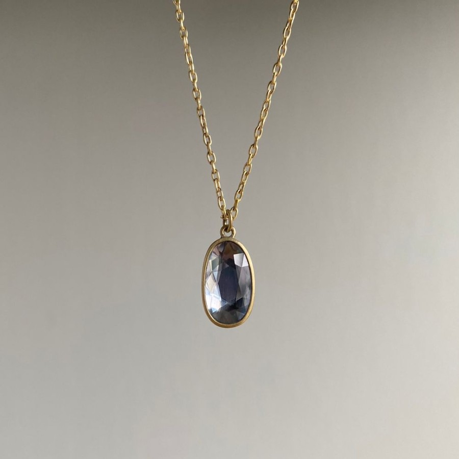 Jewelry Lola Brooks | Pale Violet Spinel Sequin Pendant