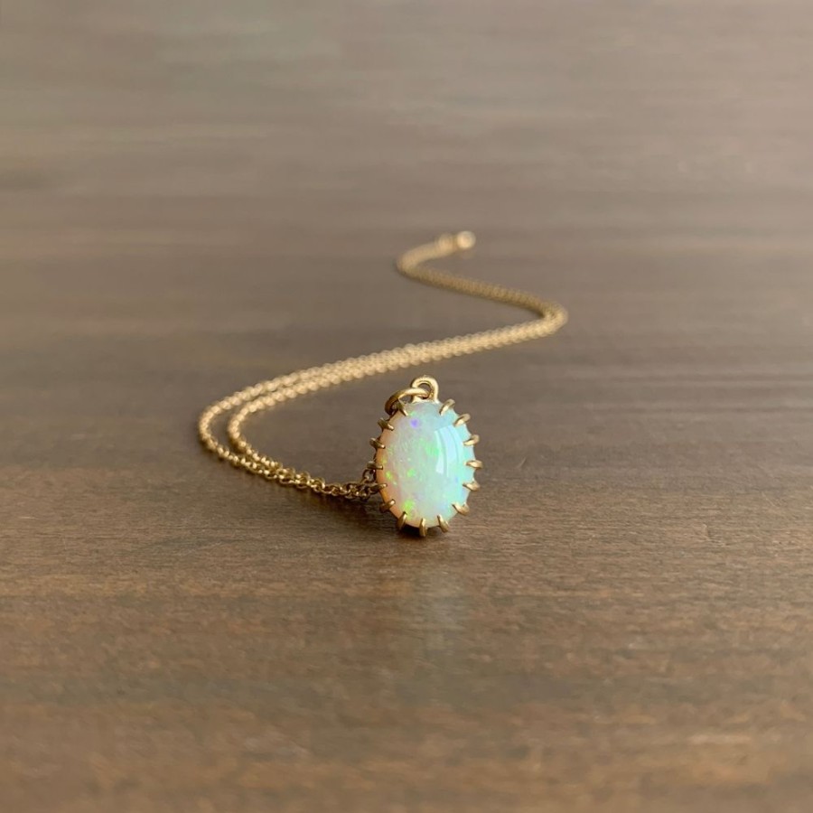 Jewelry Hannah Blount | Queen Of The Fae Opal Vanity Necklace