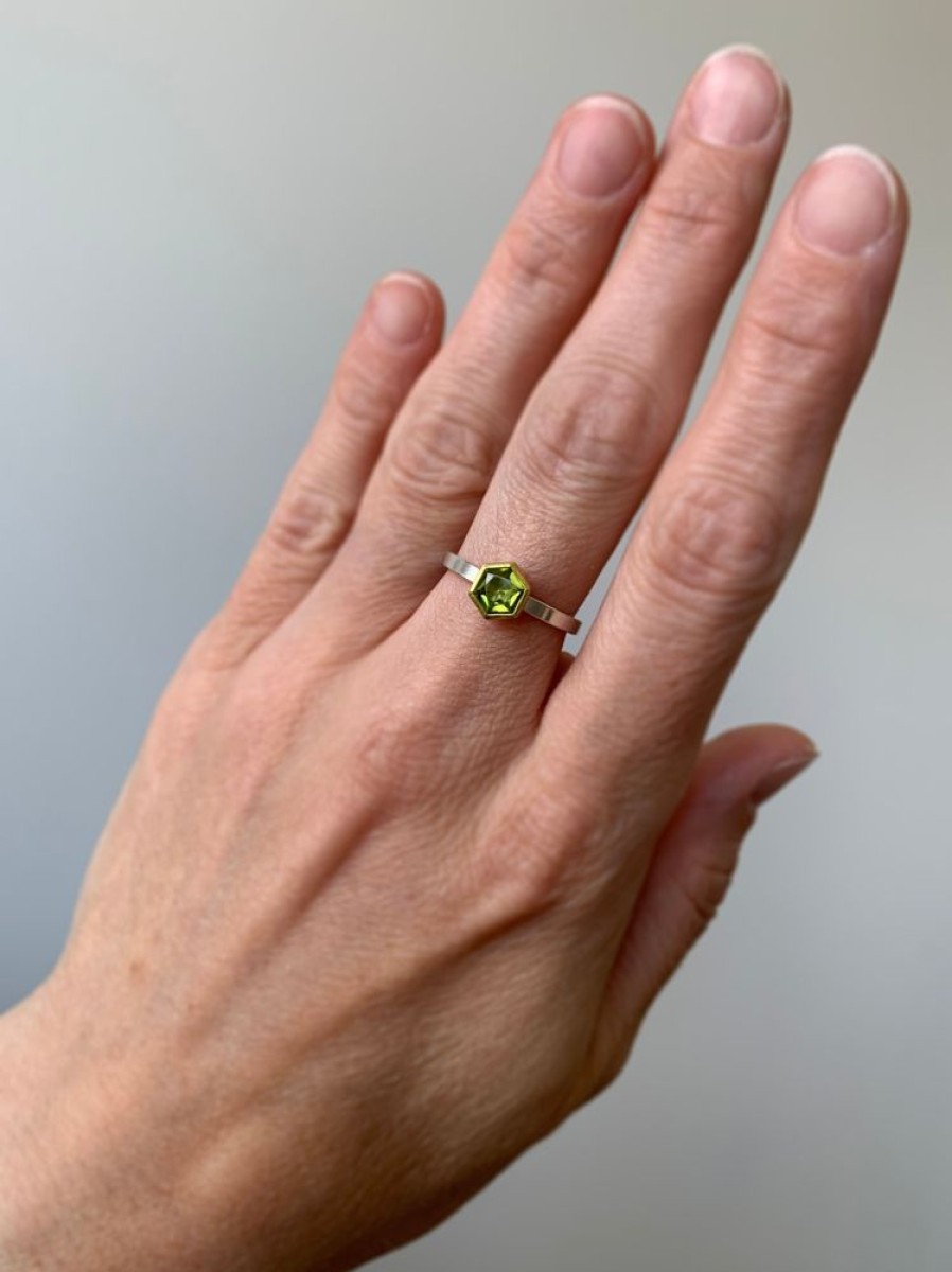 Jewelry Sam Woehrmann | Peridot Hexagon Ring