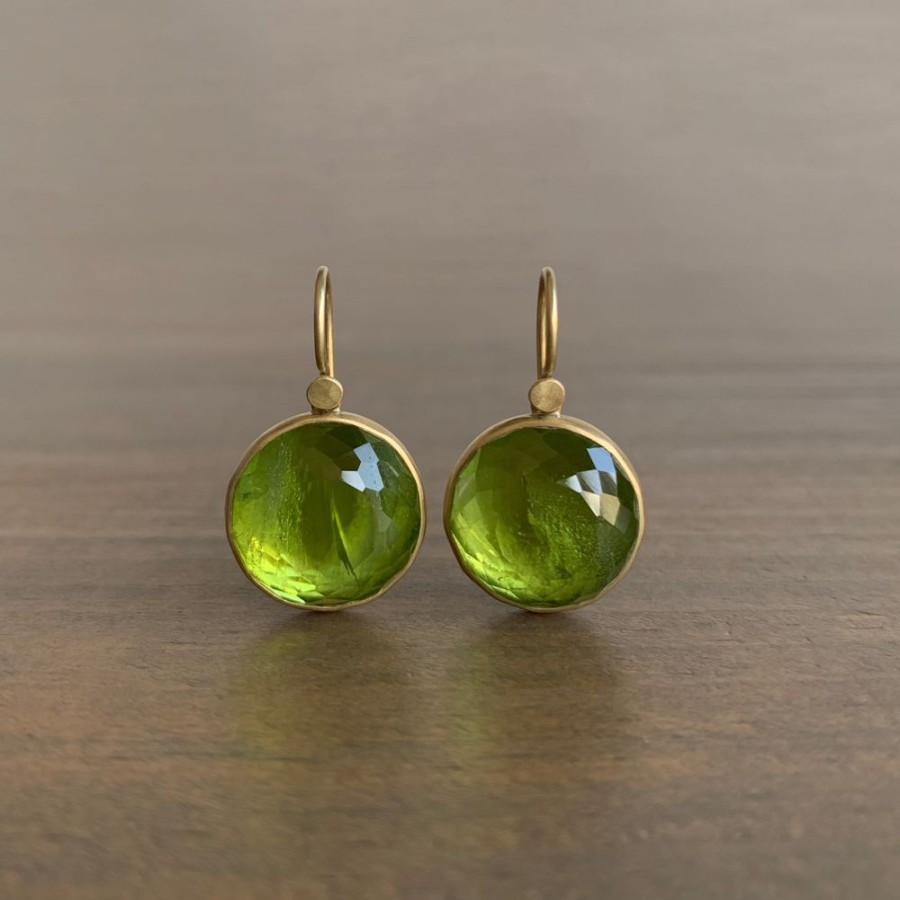 Jewelry Lola Brooks | Peridot Dot Drop Earrings