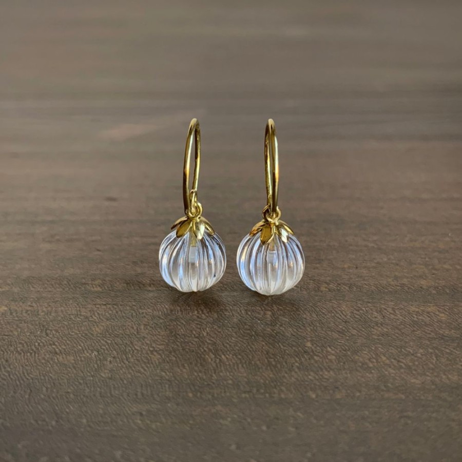 Jewelry Mimi Favre | Quartz Lotus Earrings