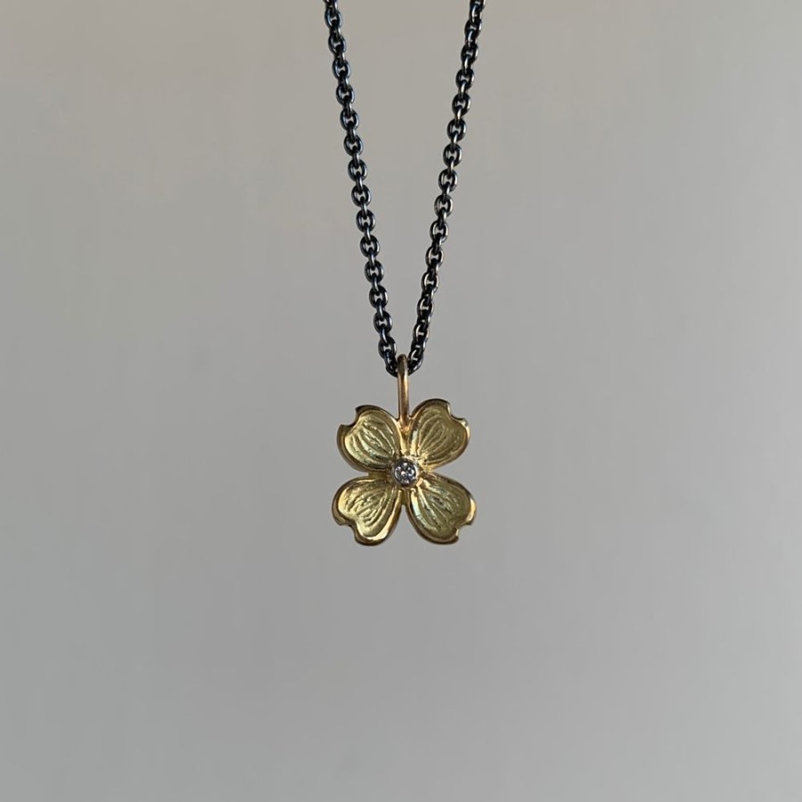 Jewelry Mimi Favre | Dogwood Pendant With Diamond