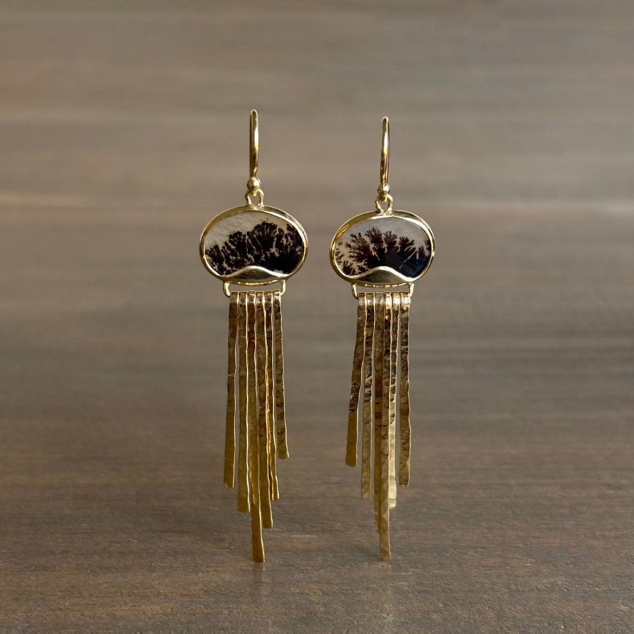 Jewelry Rachel Atherley | Montana Agate Jellyfish Earrings