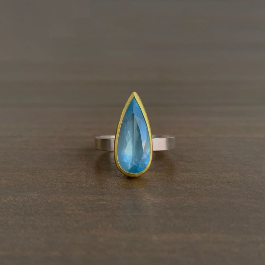 Jewelry Sam Woehrmann | Aquamarine Drop Ring