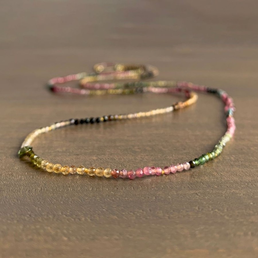 Jewelry Judi Powers | Multicolor Microfaceted Tourmaline Strand