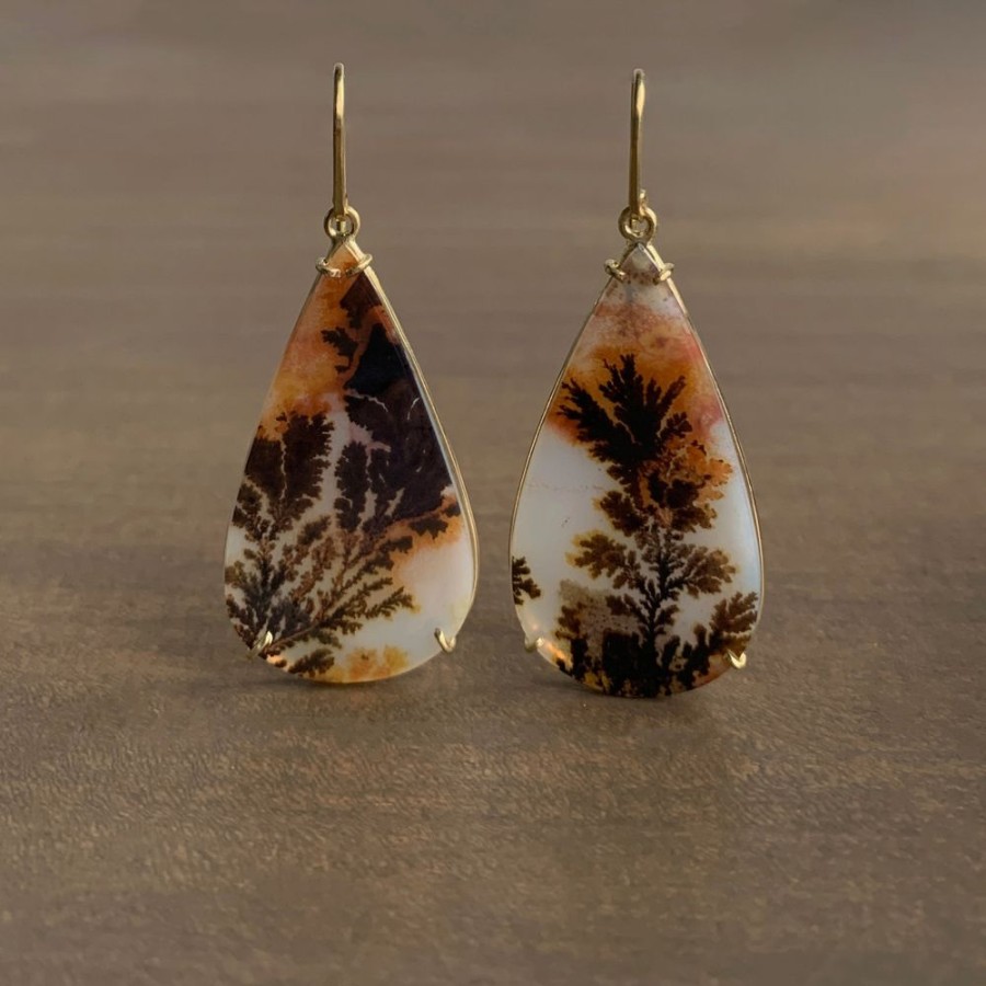 Jewelry Mimi Favre | Dendritic Agate Earrings