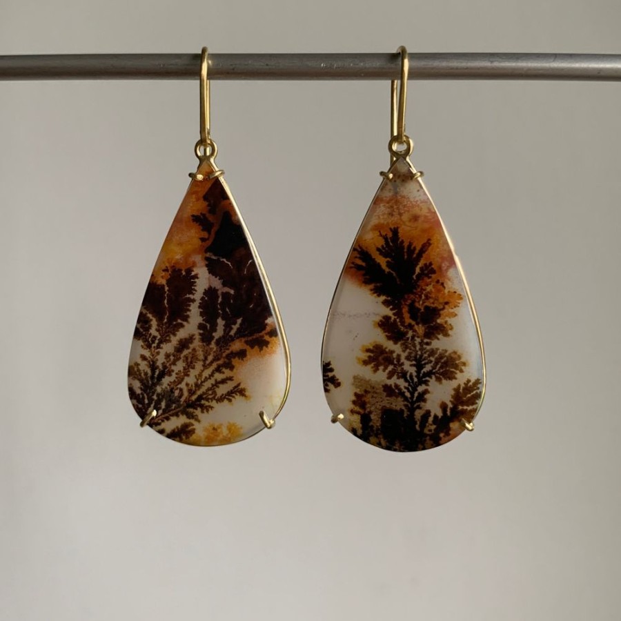 Jewelry Mimi Favre | Dendritic Agate Earrings