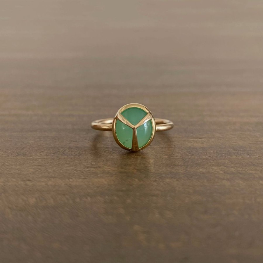 Jewelry Rachel Atherley | Chrysoprase Lucky Scarab Ring