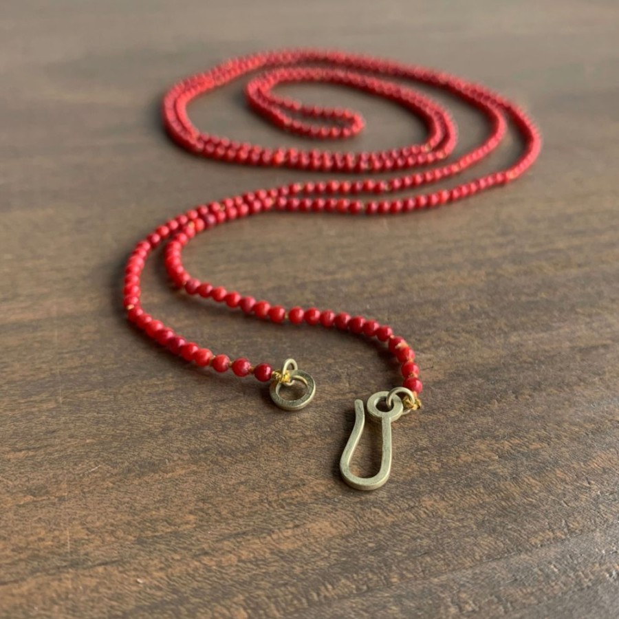 Jewelry Judi Powers | Red Coral Bead Necklace