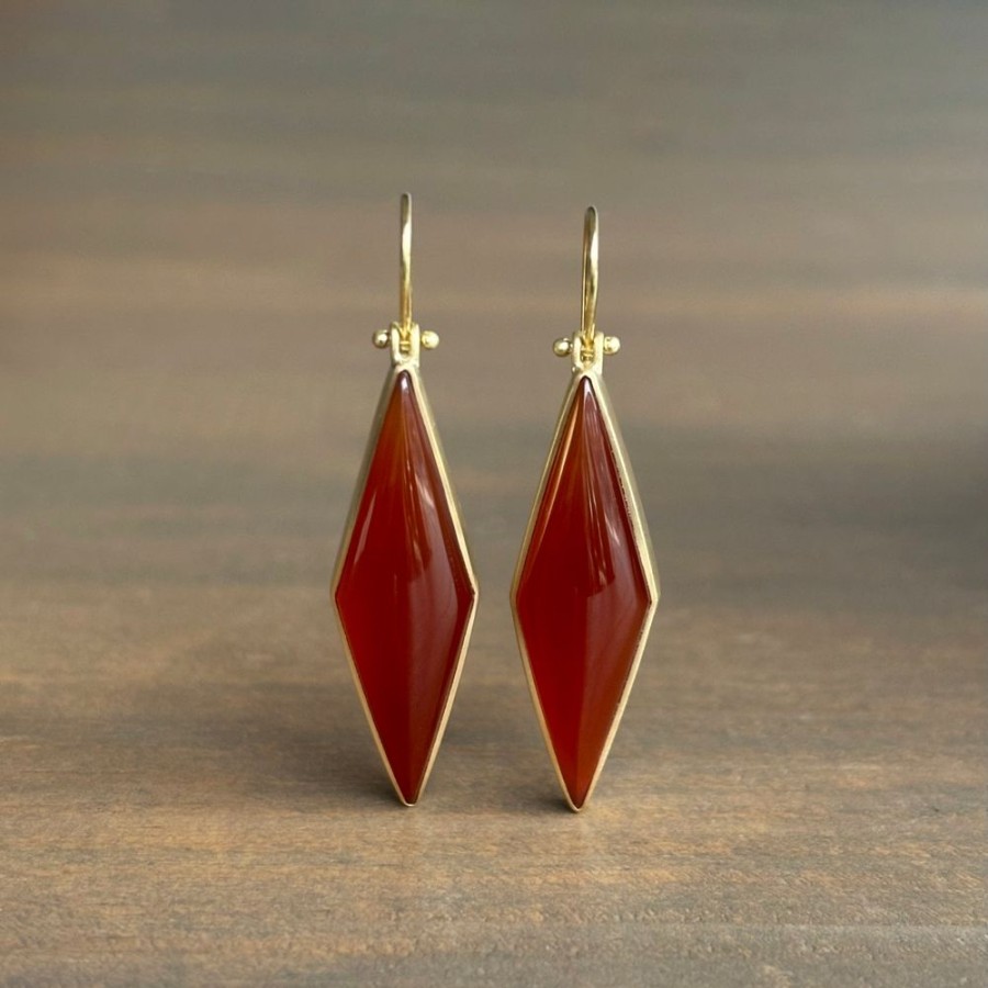 Jewelry Monika Krol | Carnelian Kite Earrings