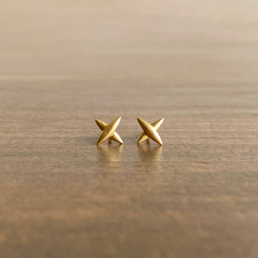 Jewelry Mimi Favre | Medium Star Stud Earrings