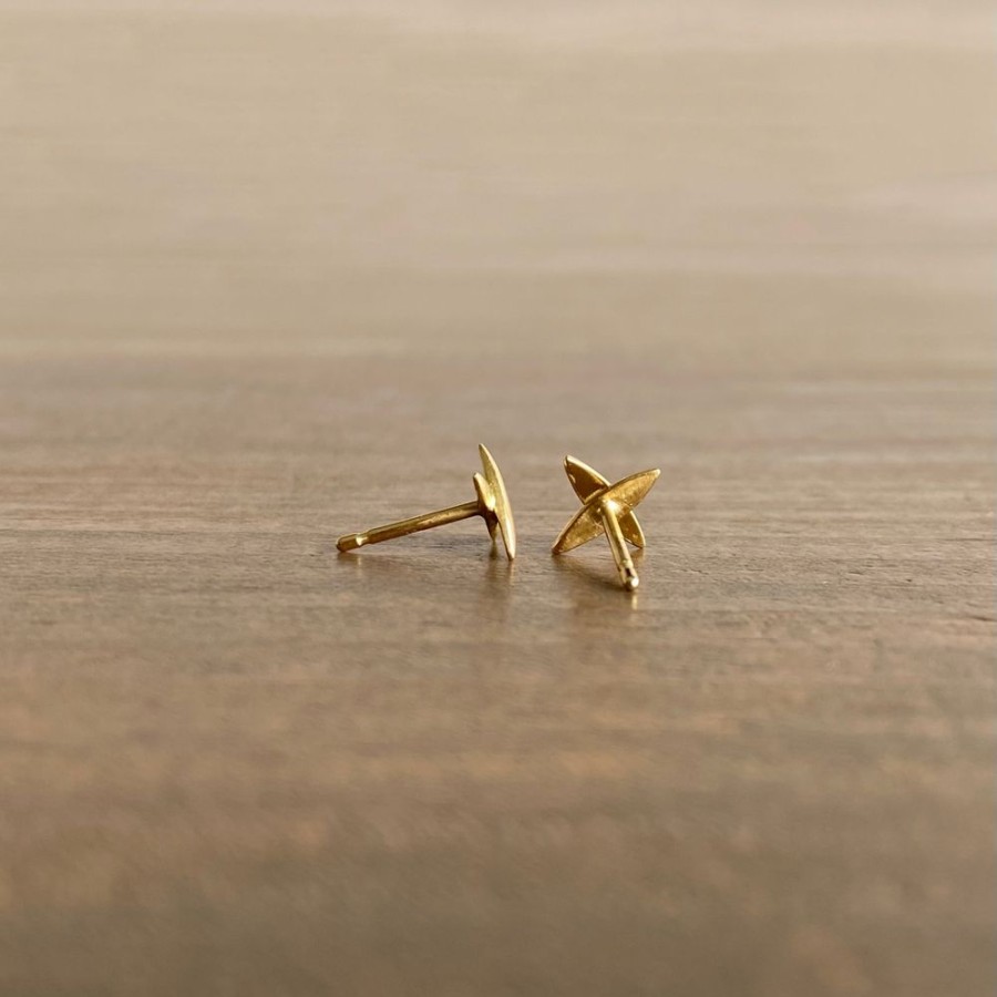 Jewelry Mimi Favre | Medium Star Stud Earrings