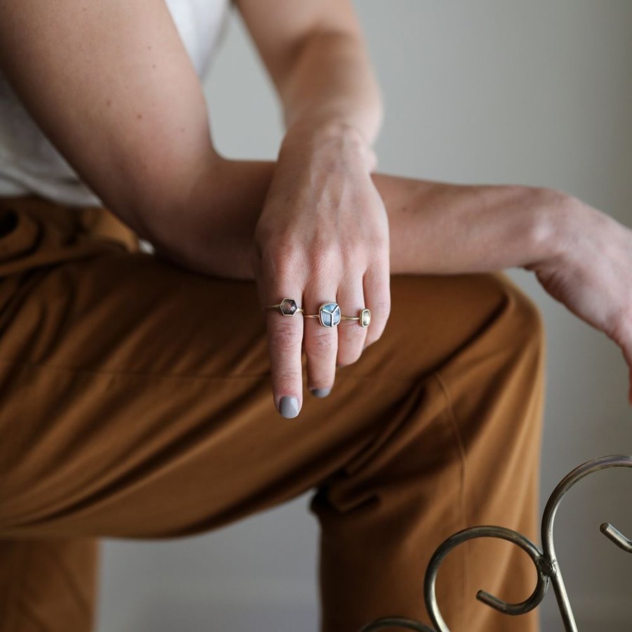 Jewelry Rachel Atherley | Black Opal Lucky Scarab Ring