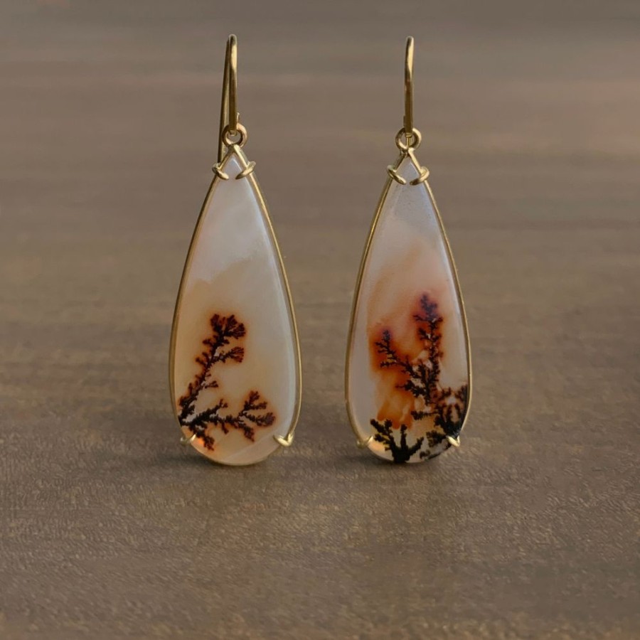 Jewelry Mimi Favre | Dendritic Agate Earrings