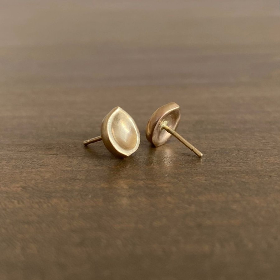 Jewelry Rachel Atherley | Gold Seed Stud Earrings