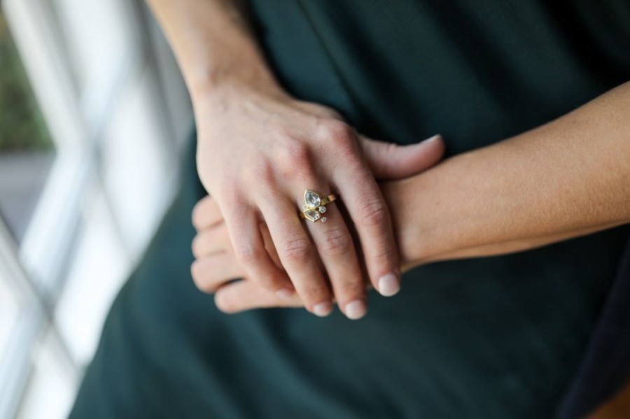 Jewelry Sam Woehrmann | Sapphire & Diamond Cluster Ring