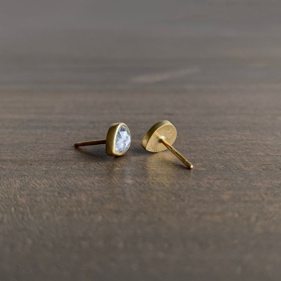 Jewelry Lola Brooks | Icy White Teardrop Diamond Studs