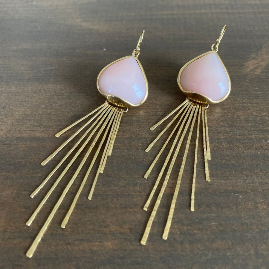 Jewelry Rachel Atherley | Pink Opal Jellyfish Earrings