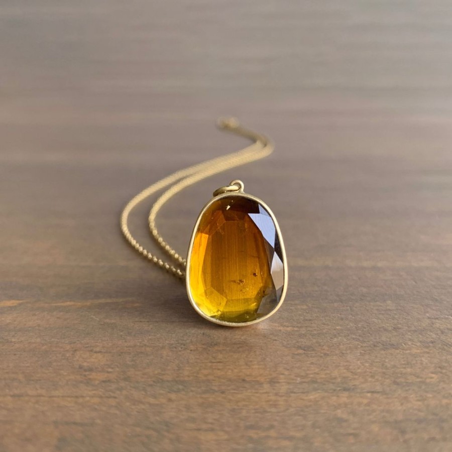 Jewelry Lola Brooks | Golden Tourmaline Pendant