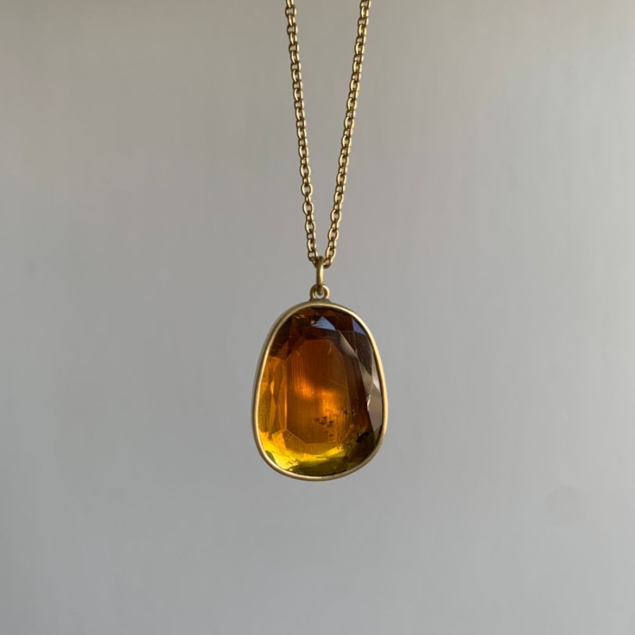 Jewelry Lola Brooks | Golden Tourmaline Pendant