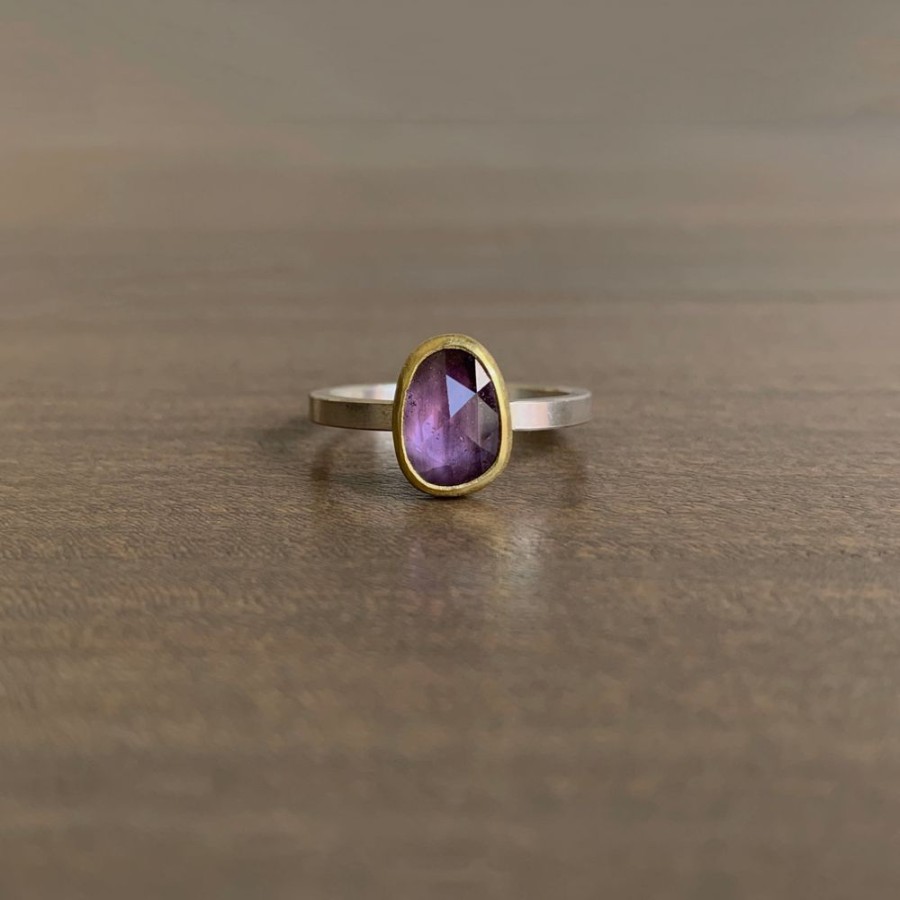 Jewelry Sam Woehrmann | Purple Sapphire Rose Cut Ring