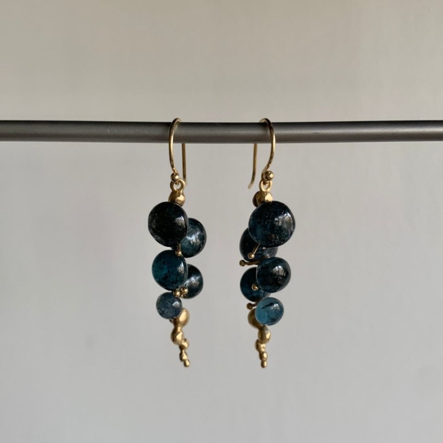 Jewelry Rachel Atherley | Small Orissa Kyanite Caviar Earrings