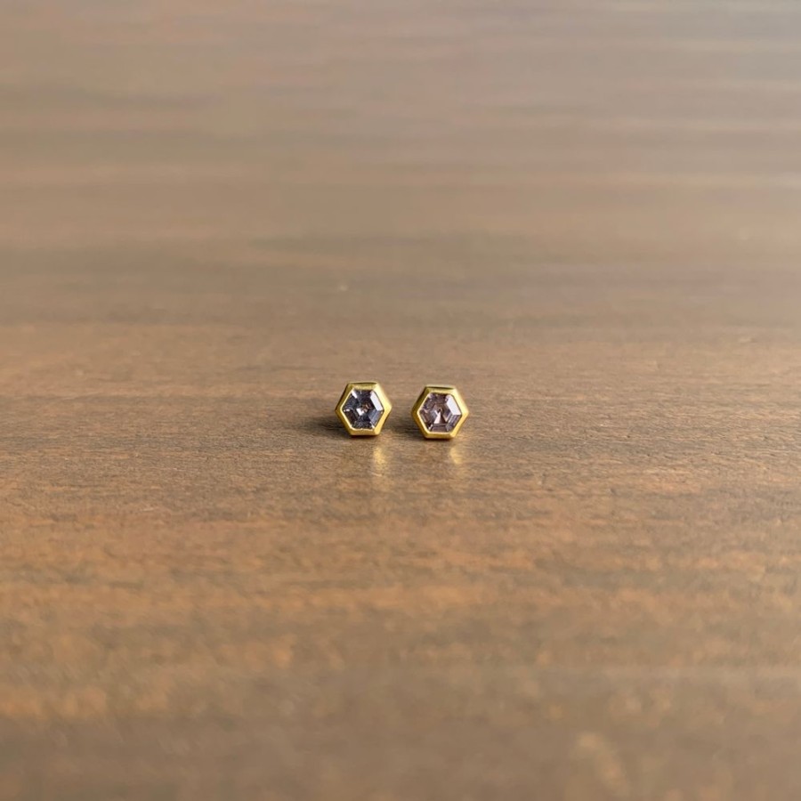 Jewelry Sam Woehrmann | Spinel Hexagon Stud Earrings