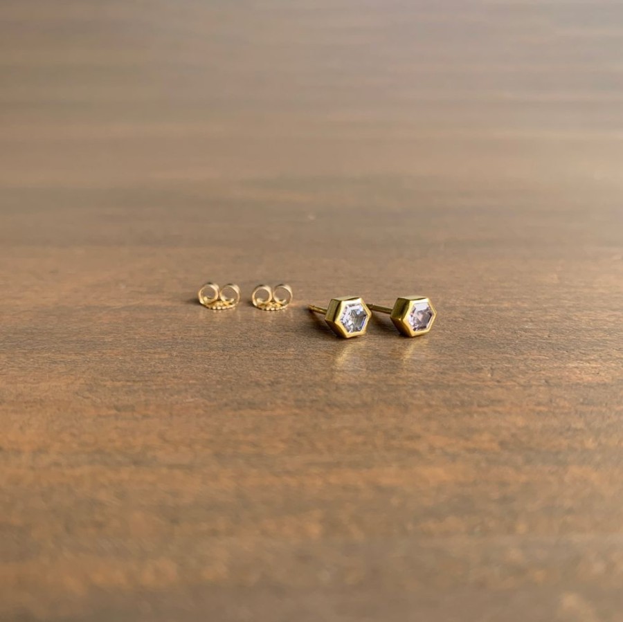 Jewelry Sam Woehrmann | Spinel Hexagon Stud Earrings