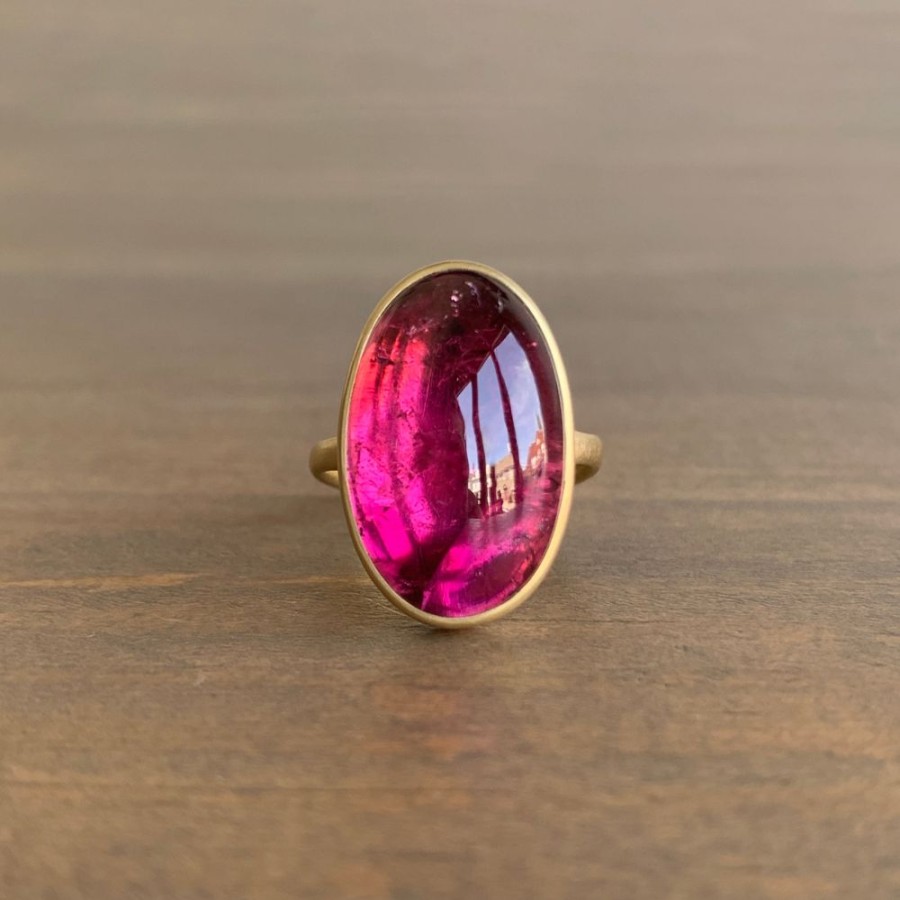 Jewelry Lola Brooks | Oval Pink Tourmaline Ring