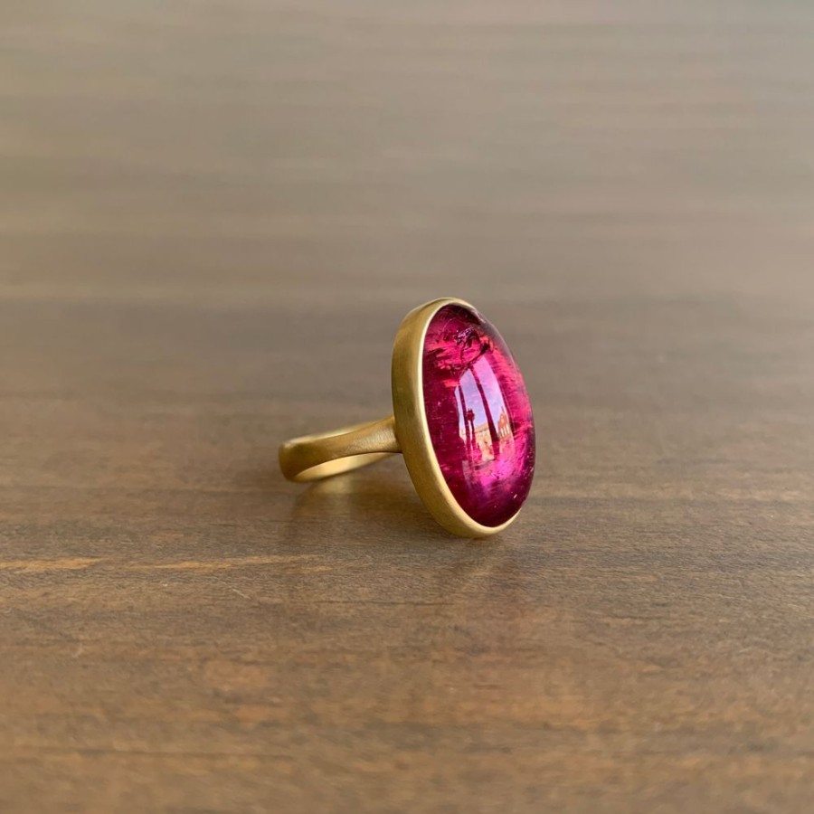 Jewelry Lola Brooks | Oval Pink Tourmaline Ring