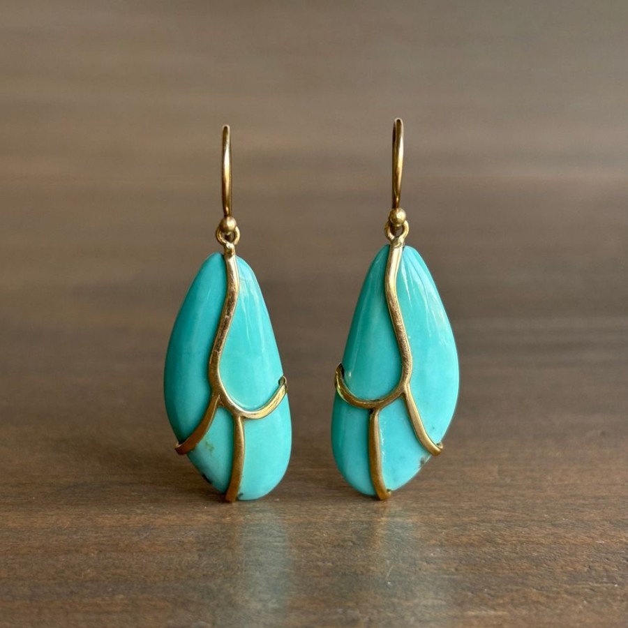 Jewelry Rachel Atherley | Turquoise Butterfly Earrings