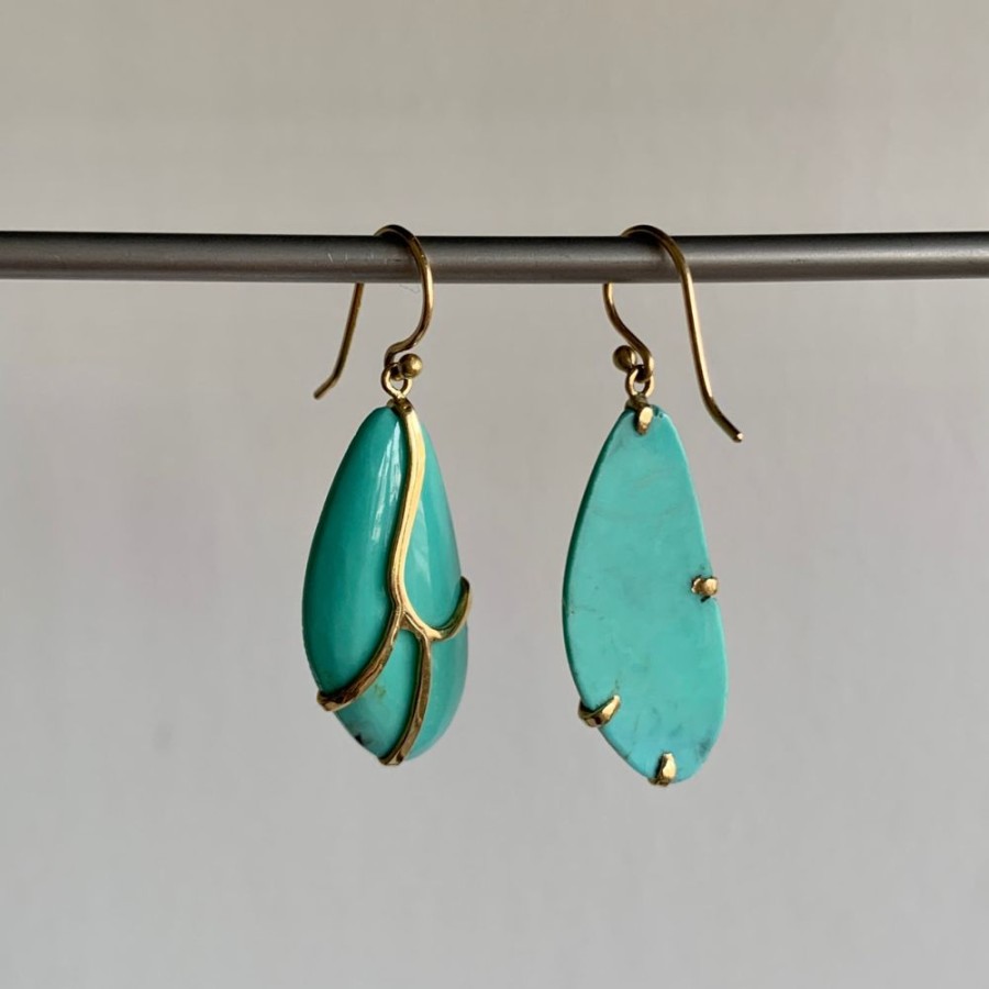 Jewelry Rachel Atherley | Turquoise Butterfly Earrings