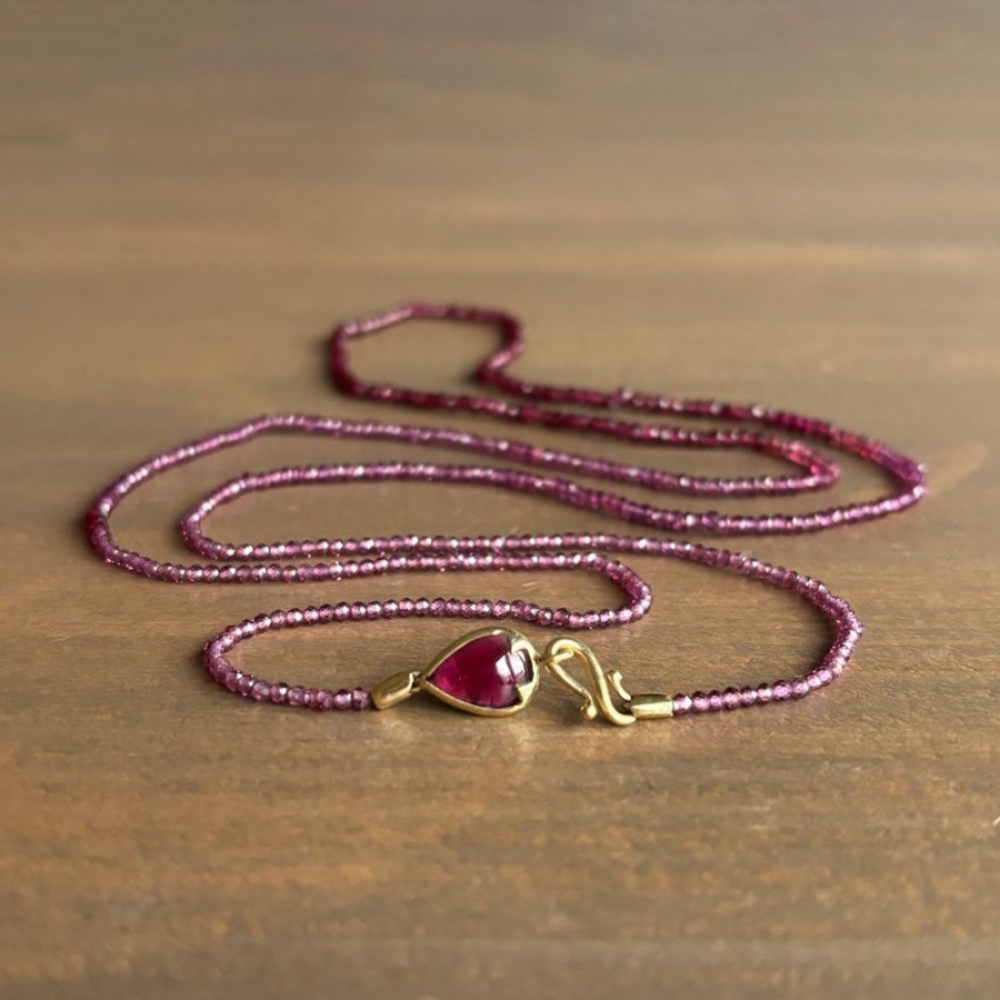 Jewelry Rachel Atherley | Garnet Serpent Necklace