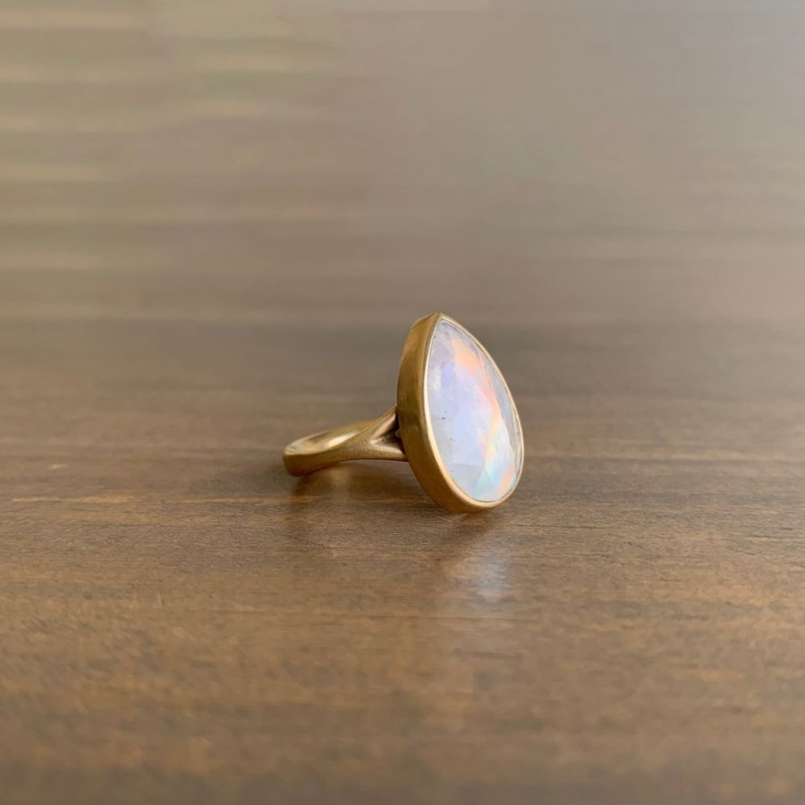 Jewelry Lola Brooks | Moonstone Teardrop Ring