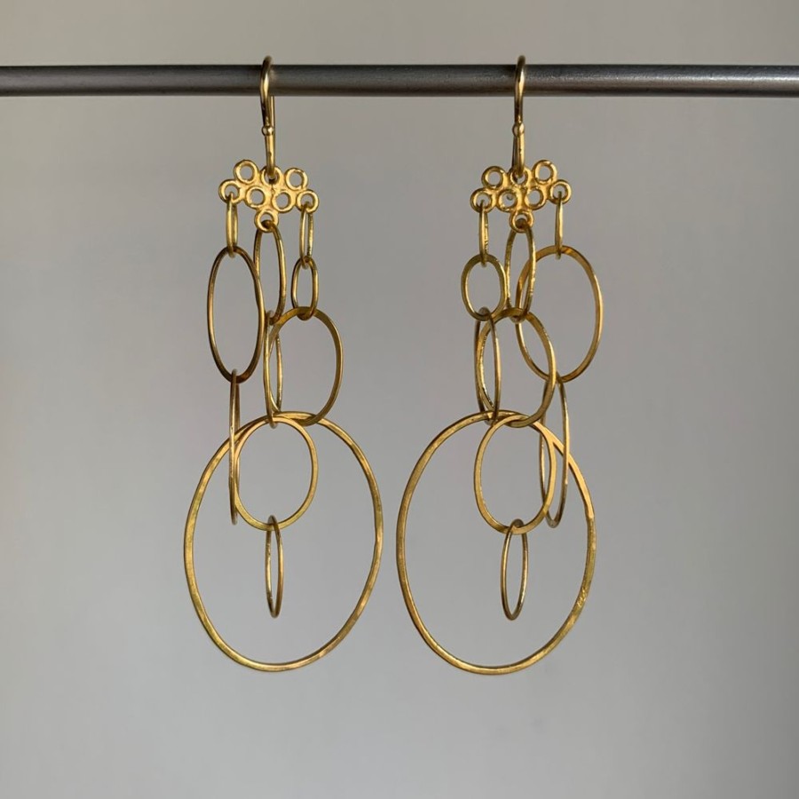 Jewelry Rosanne Pugliese | Gold Sculpture Earrings