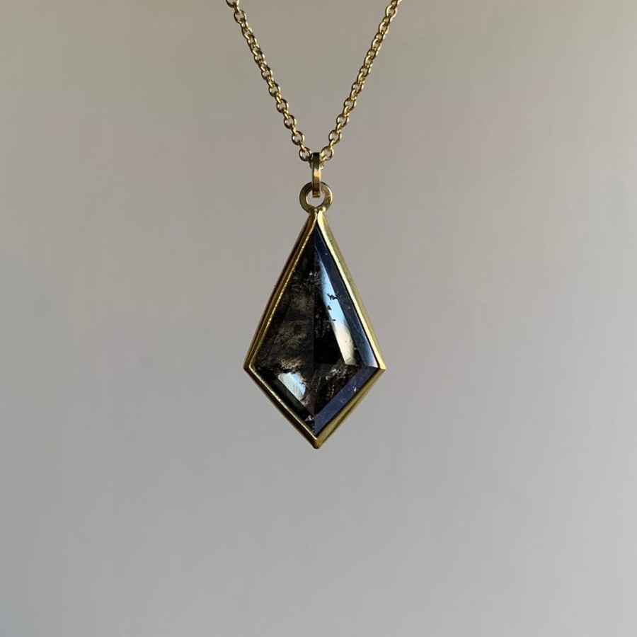 Jewelry Sam Woehrmann | Grey Diamond Kite Pendant