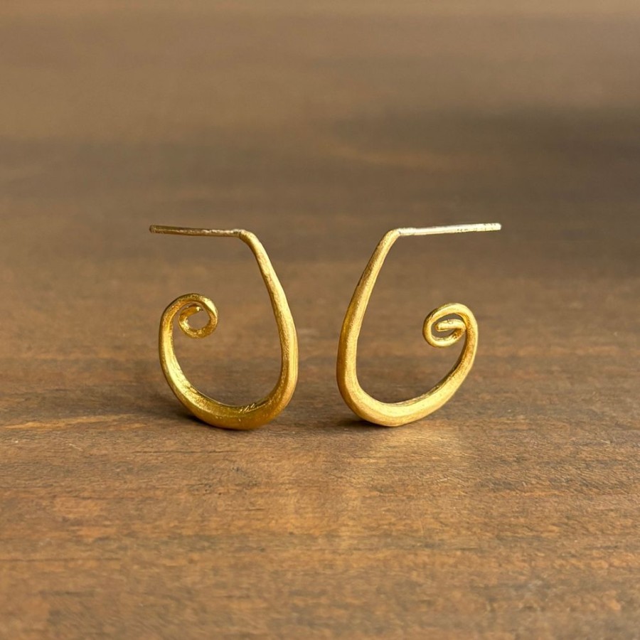 Jewelry Rosanne Pugliese | Curly Hoop Earrings